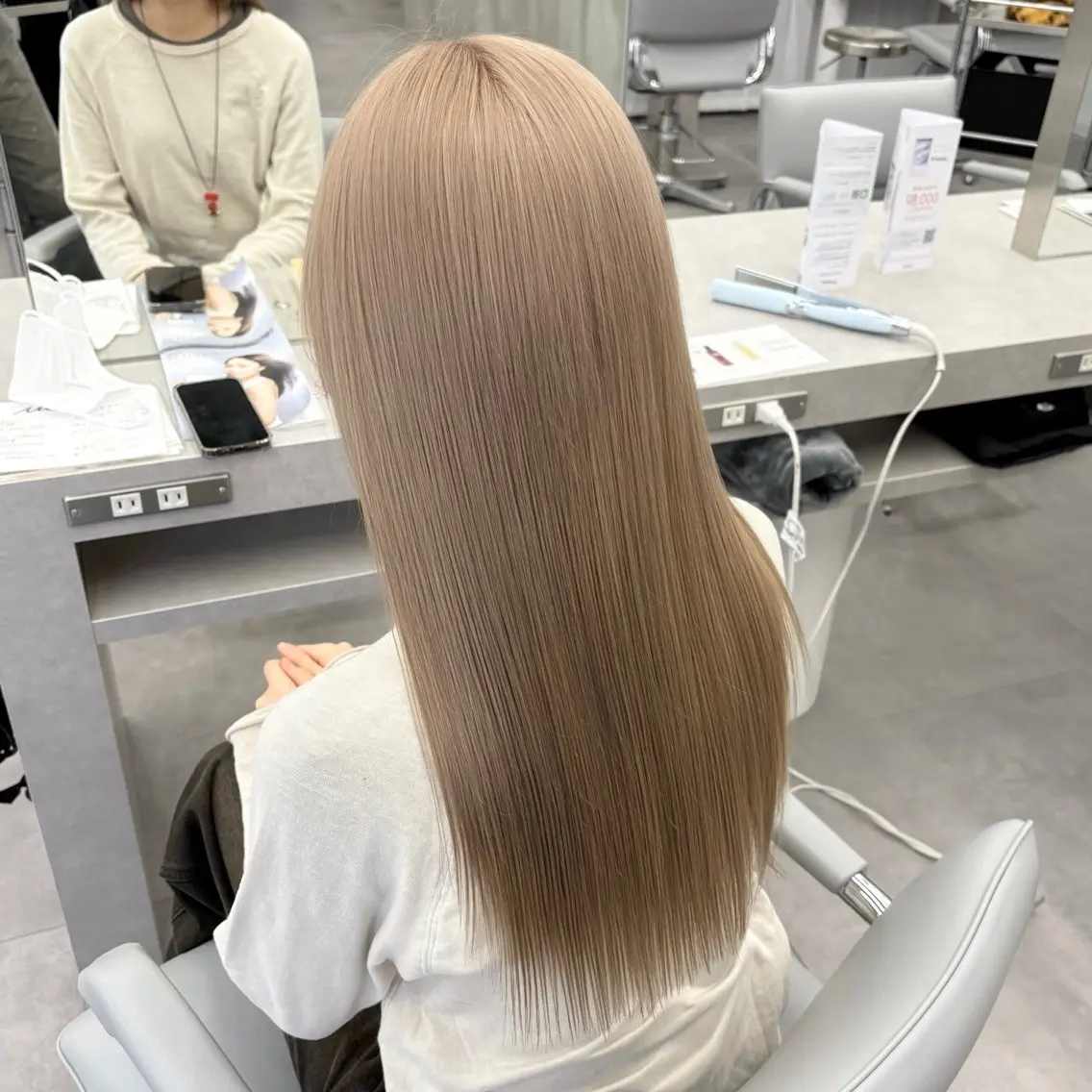 ロング カラー カット ヘアカラー 🍀透明感ナチュラル カラー🍀じゅんのヘアスタイル