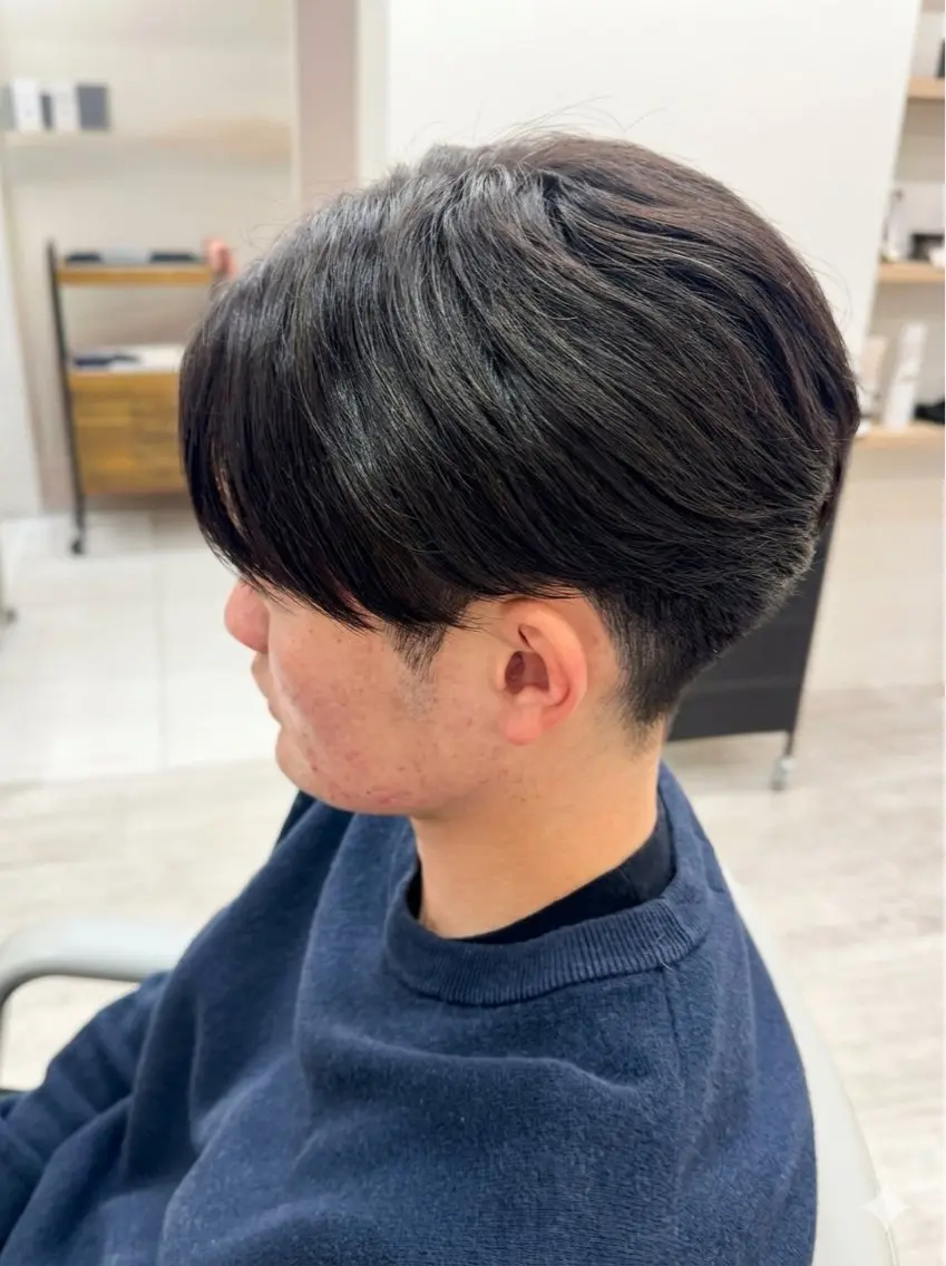 メンズ カット 縮毛矯正 メンズ特化ツイスパ 朝ラクセット 颯のヘアスタイル
