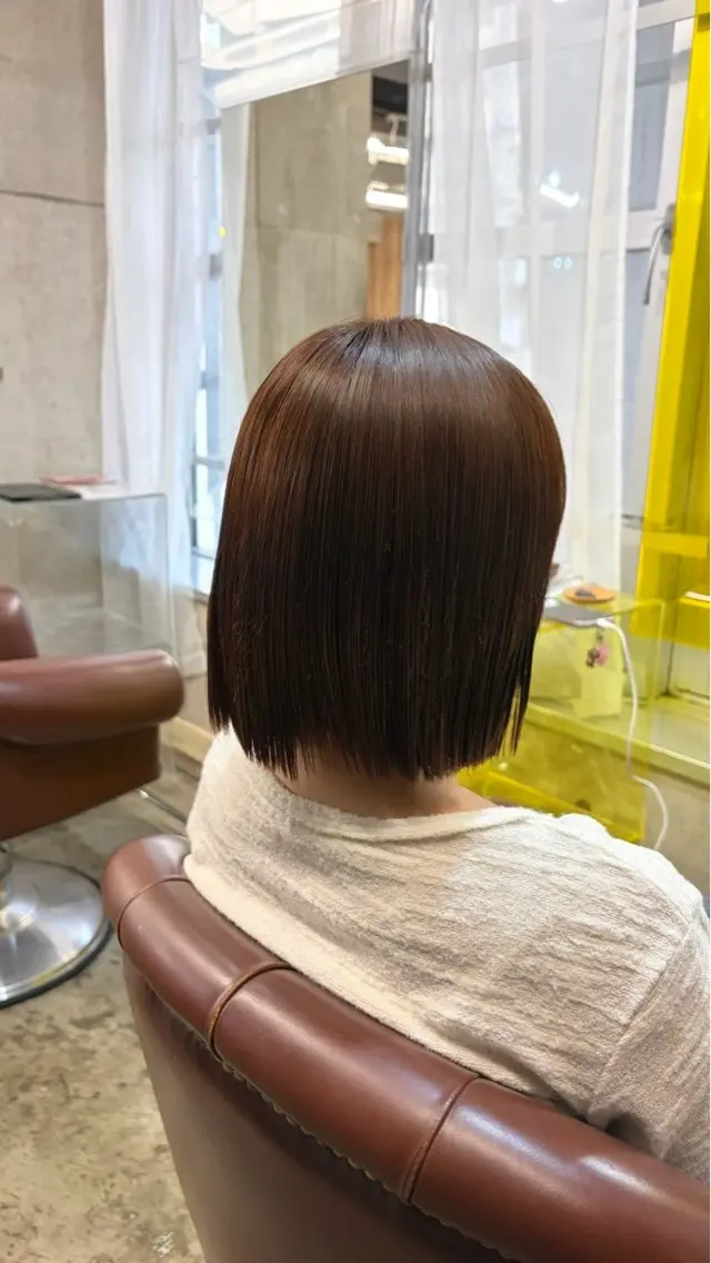 縮毛矯正の写真