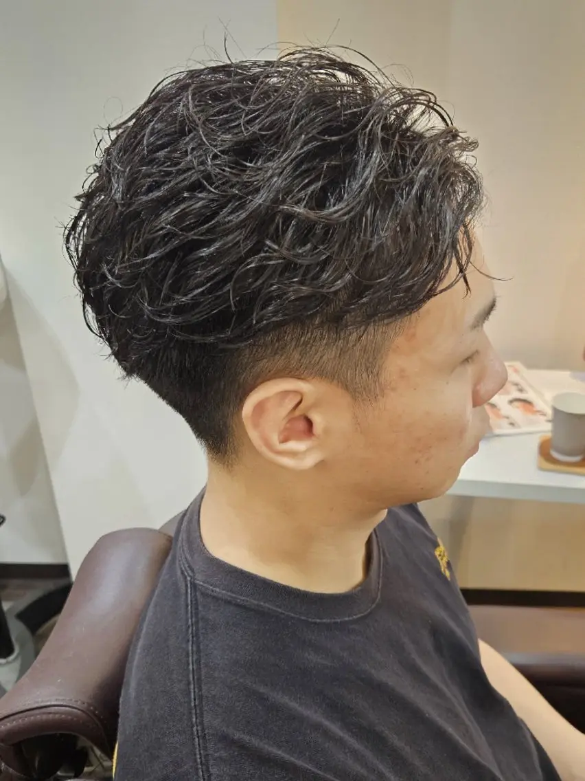 ミディアム ミディアムパーマ 大人モテ髪／🍃 ともき/八乙女のヘアスタイル