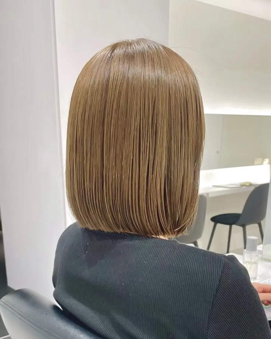 ショート カラー ヘアカラー トリートメント ヘアセット ブリーチなしダブルカ ラー/経堂/経堂🌱のヘアスタイル