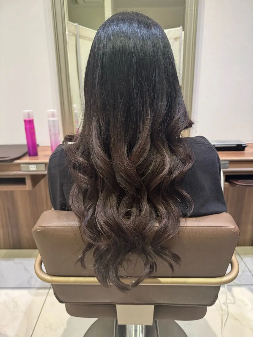 ロング ash宮前平💫上野 祥太のヘアスタイル