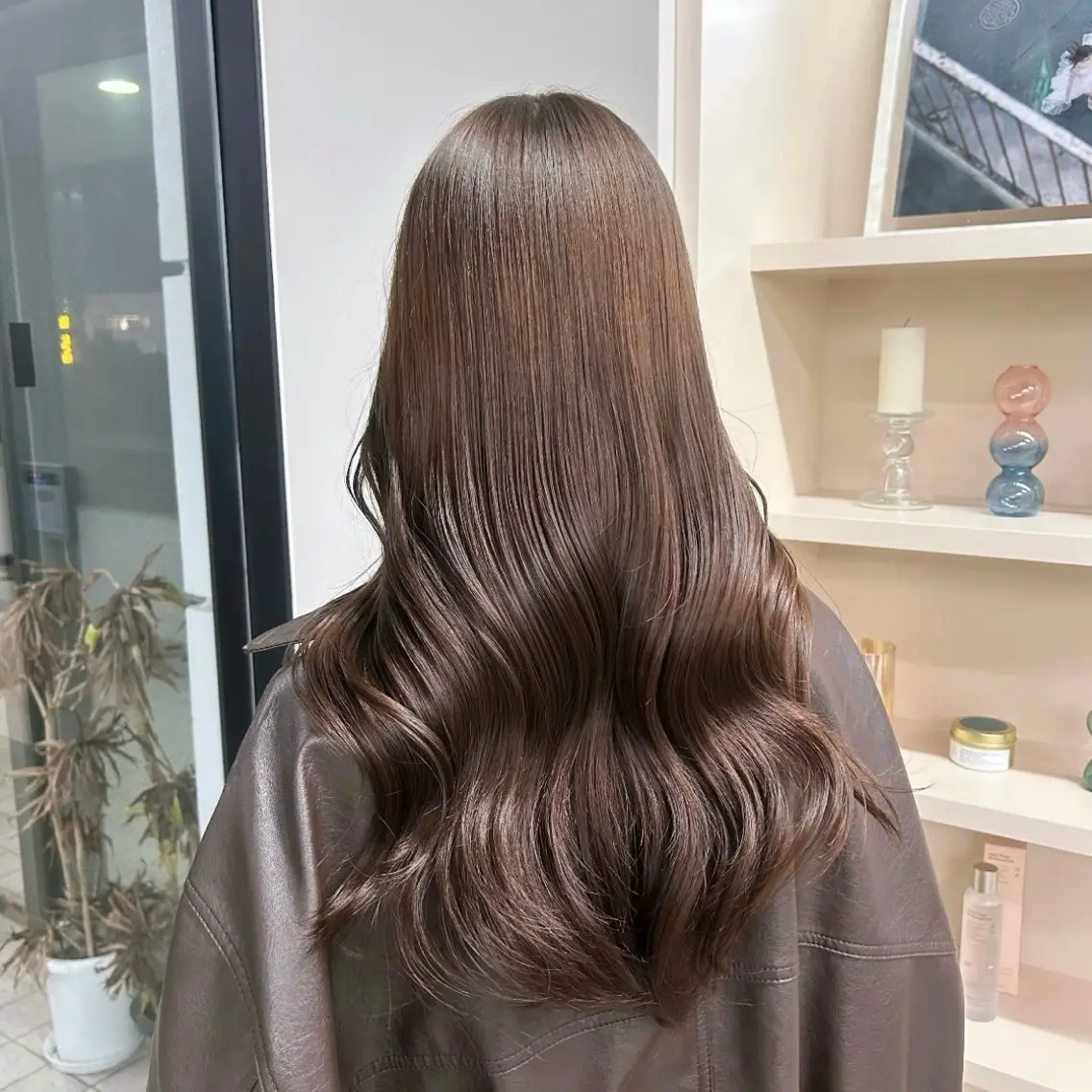 【🤍1日1名様限定🤍】【人気No.3】カット+ブリーチなしダブルカラー+髪質改善TR🫒🎀の写真