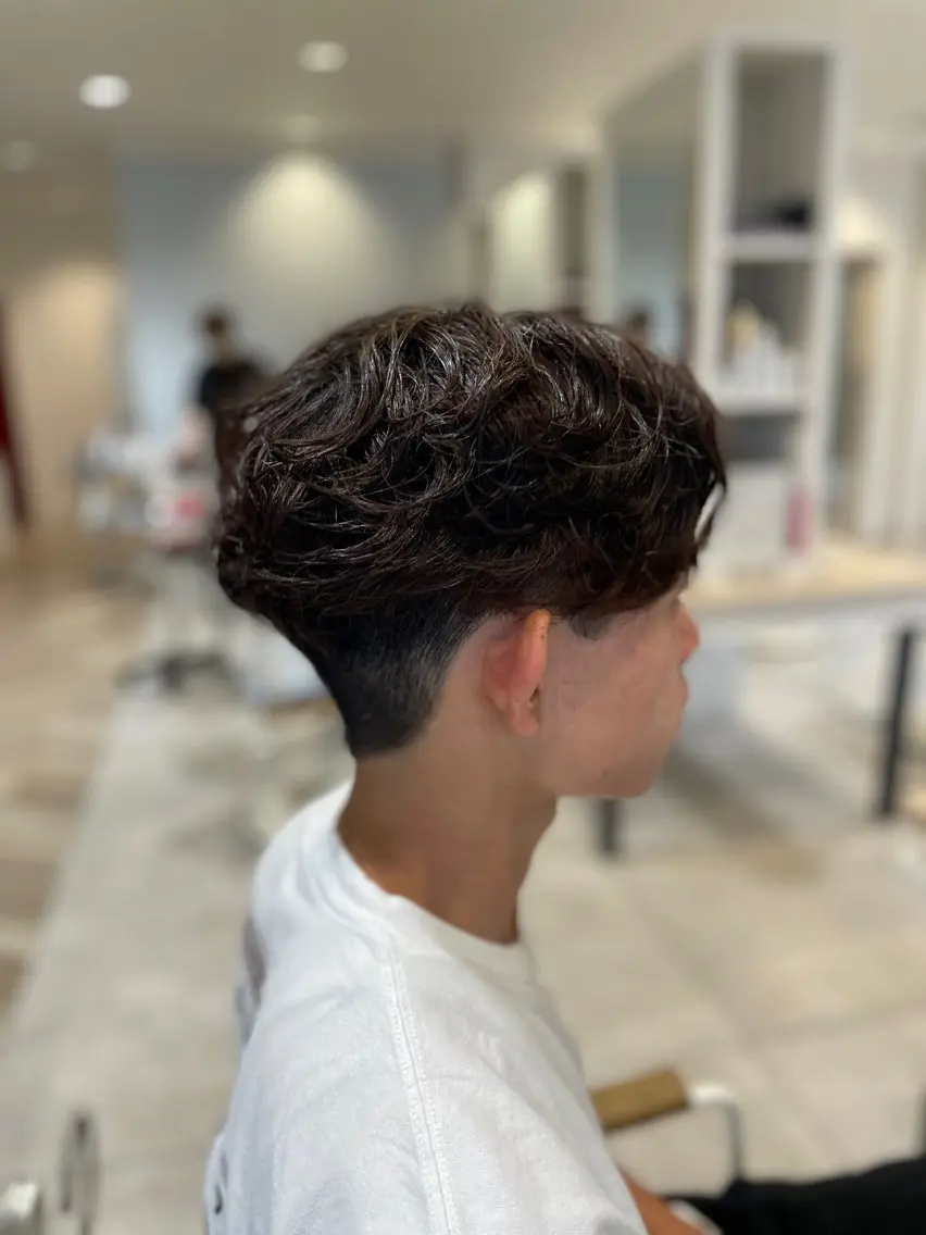 ショート パーマ メンズ カット パーマ メンズパーマ/カット / 古川 諒のヘアスタイル