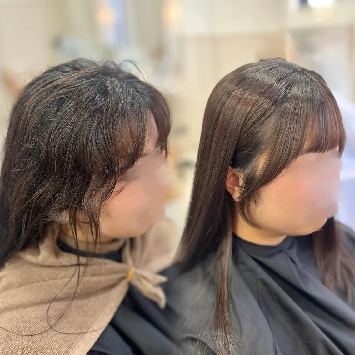 セミロング パーマ 縮毛矯正 横浜 縮毛矯正特化⟡ /髪質改善/さくらのヘアスタイル