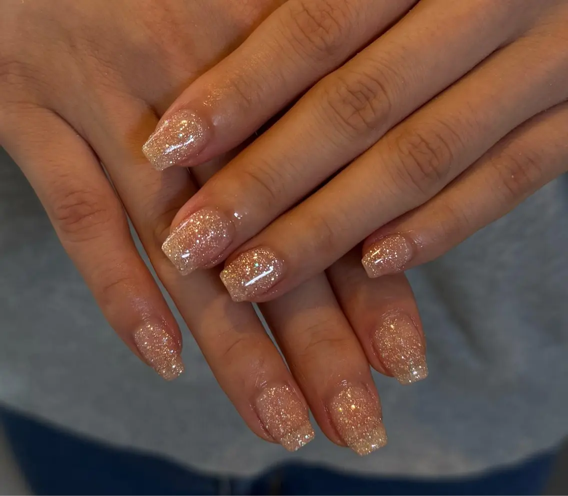 ネイル ラメ(グリッター) ワンカラーネイル lillie nailのネイルデザイン