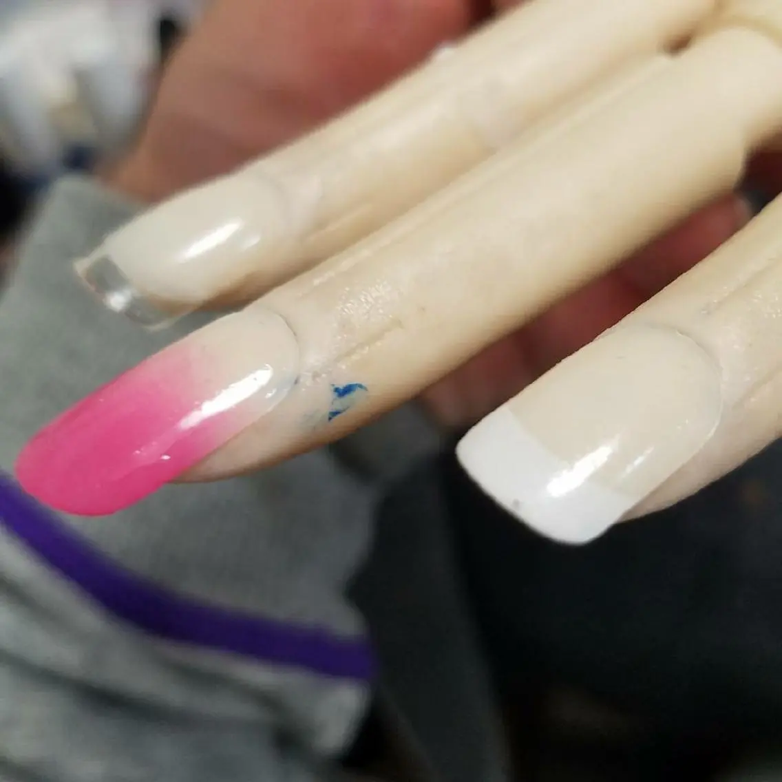 ネイル フレンチネイル ジェルネイル グラデーション スカルプネイル yuu -joynailのネイルデザイン