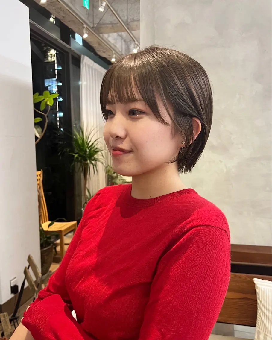 ショート ショートヘア 田中 はるなのヘアスタイル
