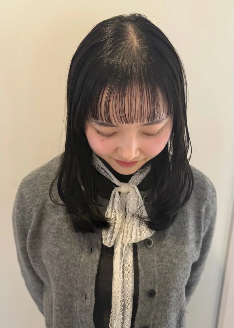 ミディアム カット ヘアカラー cocoro /kokiriのヘアスタイル