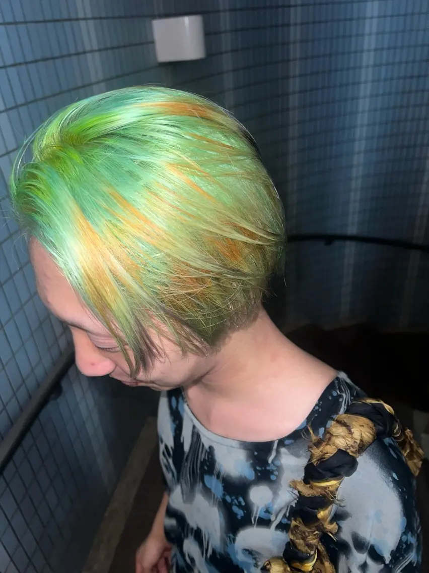 カラー メンズ デザインカラー ヘアカラー Ⓜ️irai ✮のヘアスタイル