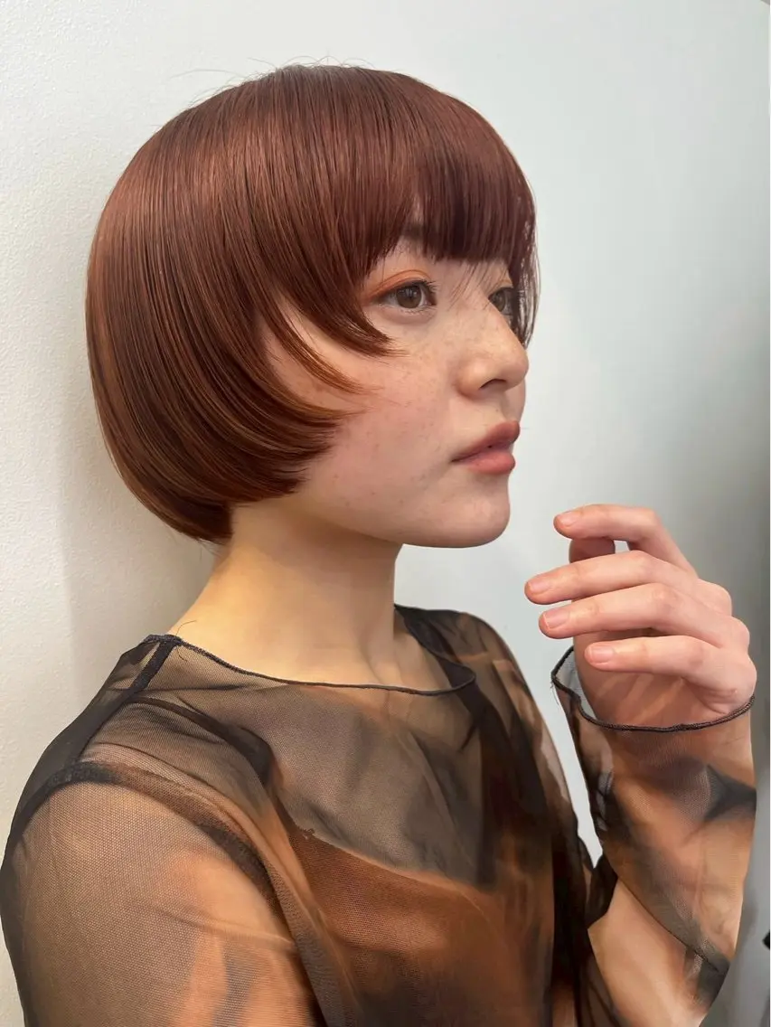 ショート ヘアカラー トリートメント みいな カラーモデル募集中！のヘアスタイル