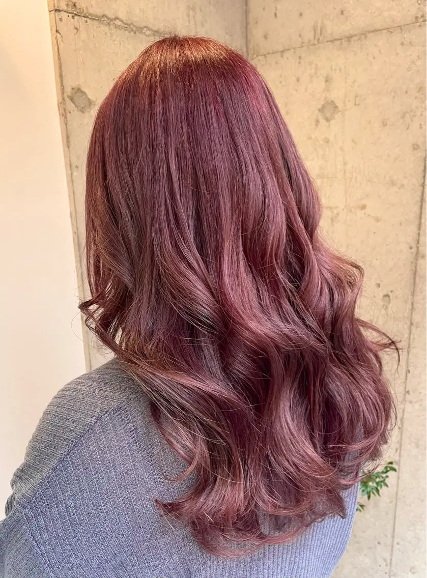 当日予約限定🌟顔周り前髪カット+ワンカラー+トリートメント🍒🪽の写真