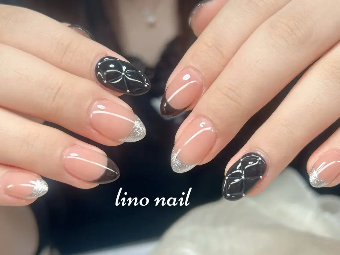 ネイル ワンホンネイル ハンドネイル Lino Nailのネイルデザイン