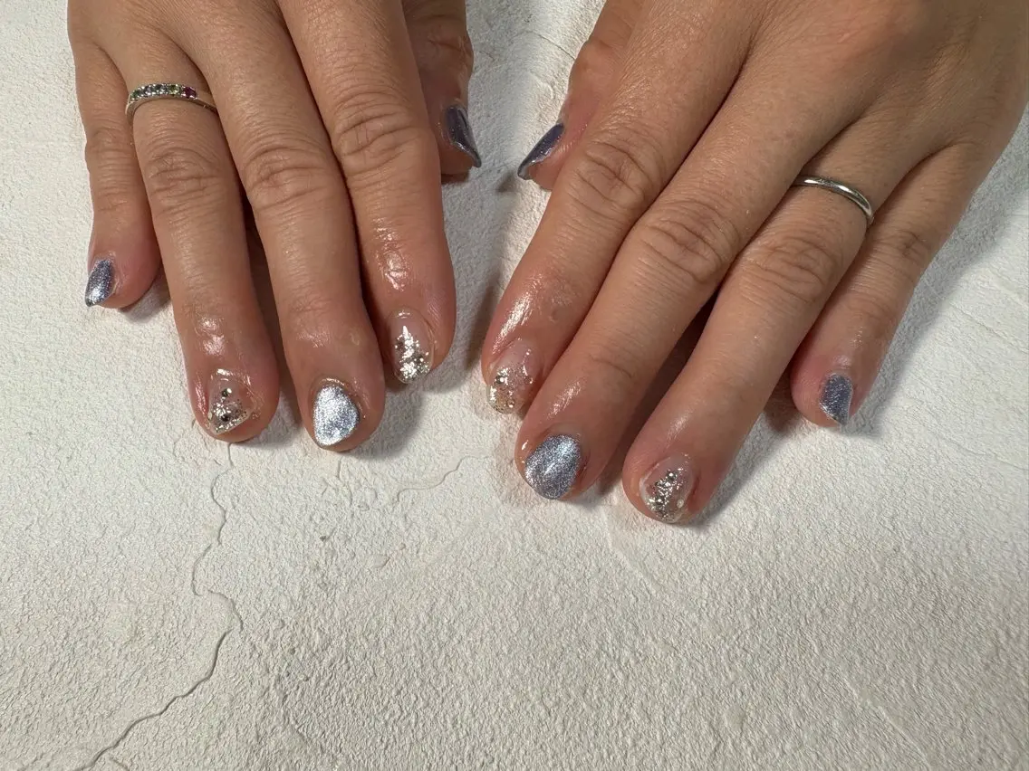 ネイル フットネイル ジェルネイル パラジェル 春ネイル kiki nail たまプラーザのネイルデザイン