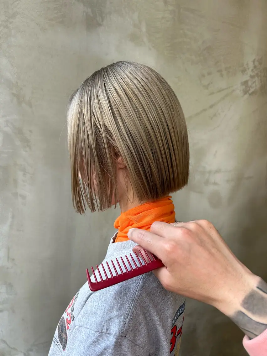 ショート カラー ベージュカラー ボブ カット ヘアカラー ショートカット/ボブ 水田のヘアスタイル