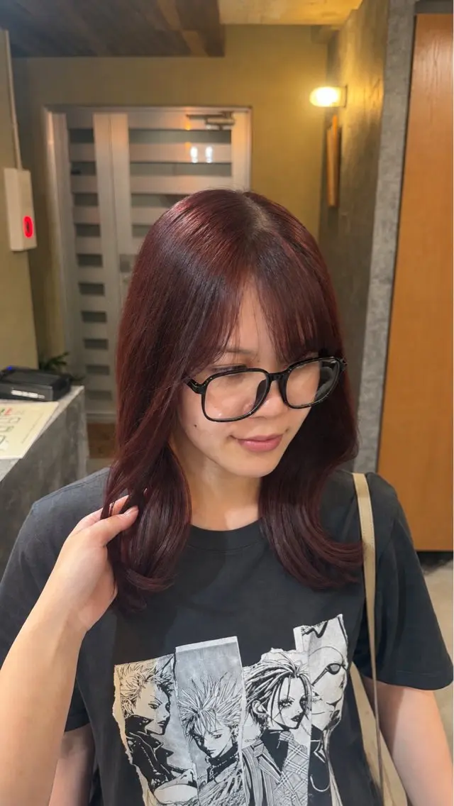 ミディアム ヘアカラー トリートメント ruup  Aru みさきのヘアスタイル