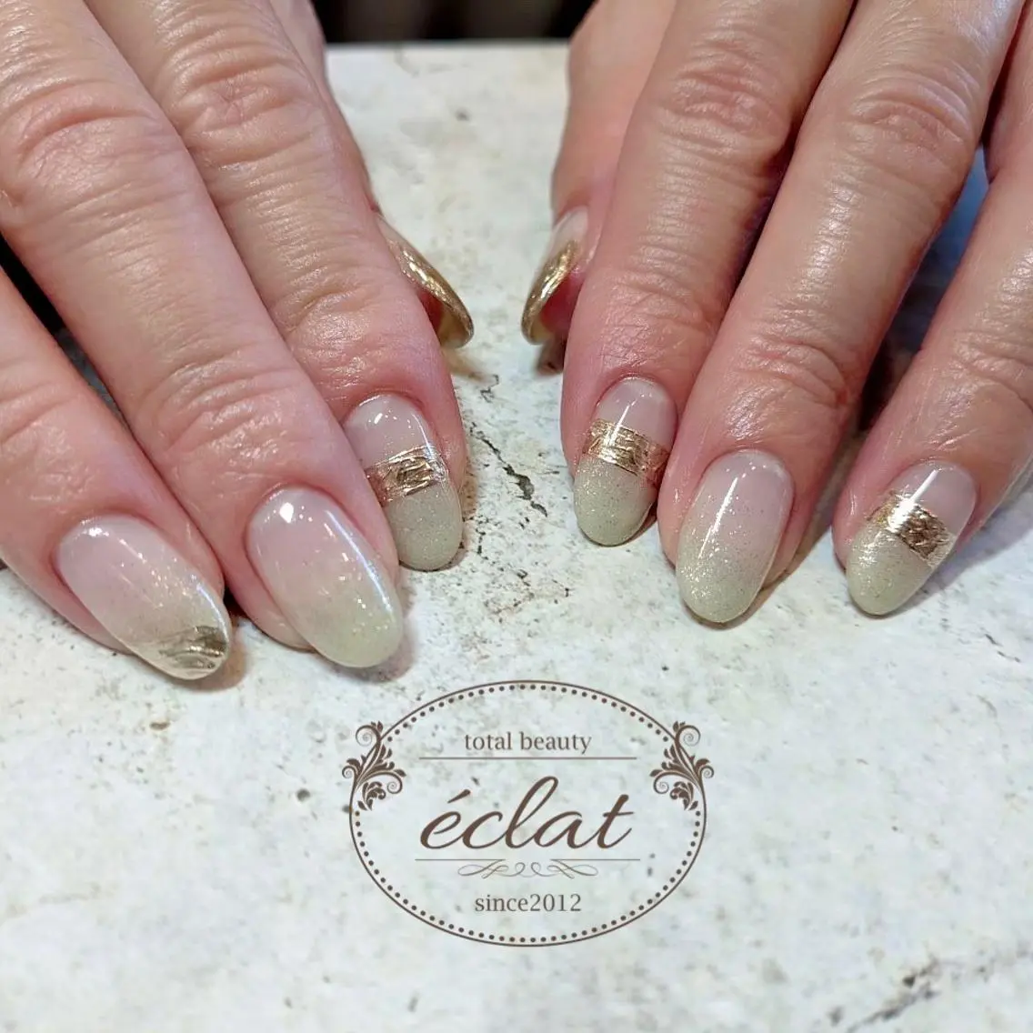 ネイル ハンドネイル センター南 eclatのネイルデザイン