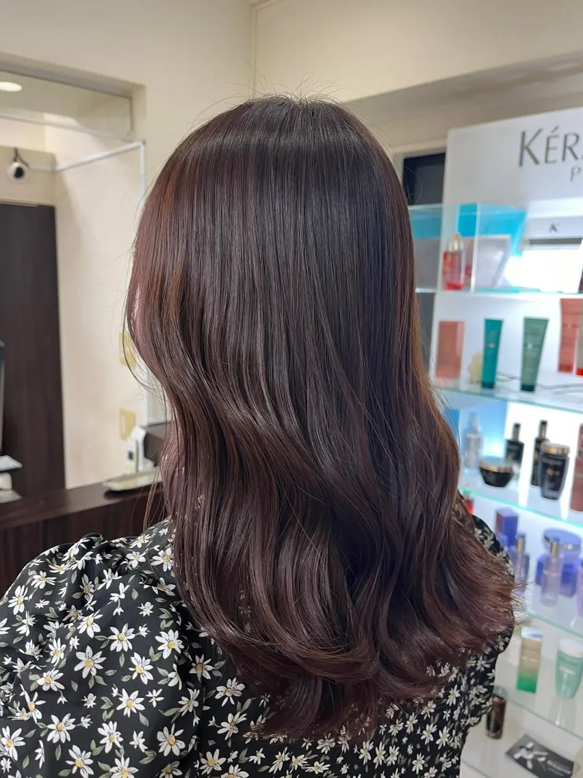 セミロング こぐれ みあんのヘアスタイル
