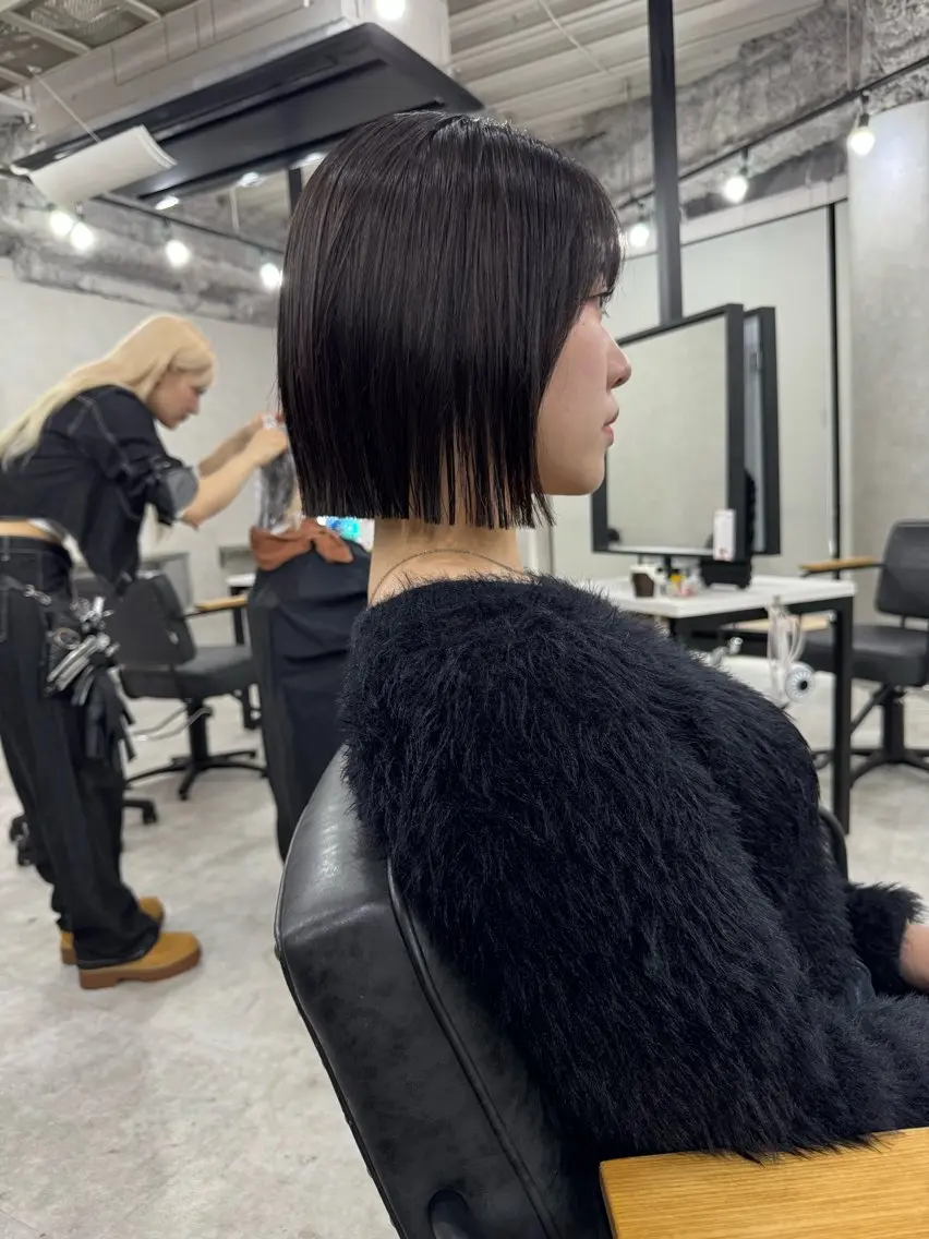 ショート ボブ 無料カットモデル/ 梅田🌱さかそ。のヘアスタイル