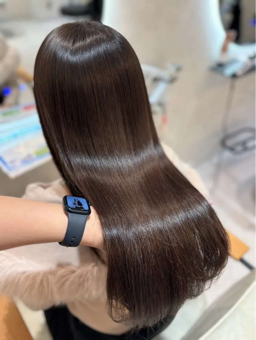 ロング カラー ヘアアレンジ 透明感カラー 梅田カラーモデル/ ヘアセット/みさきのヘアスタイル