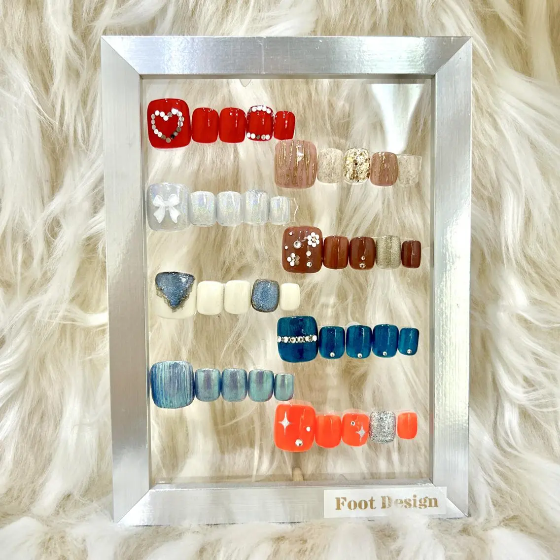 ネイル 長さ出し フットネイル フレンチネイル ジェルネイル グラデーション フットネイル Nail&eye Belire 新宿のネイルデザイン