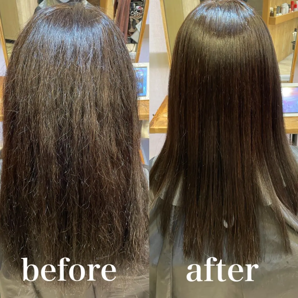 ロング 縮毛矯正/髪質改善 主税巧一のヘアスタイル