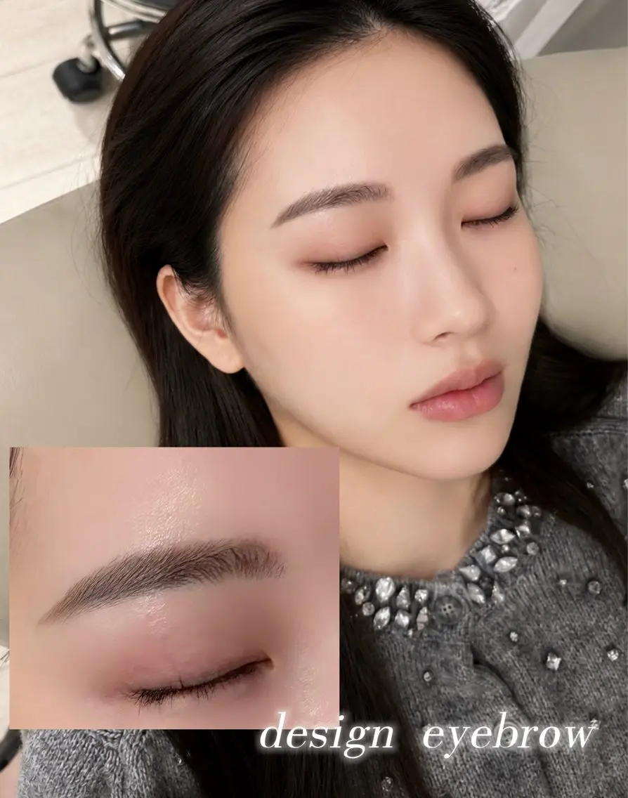 アイブロウ ワックス脱毛 韓国風/束感/ ひなた🎀🪽のマツエク・マツパデザイン