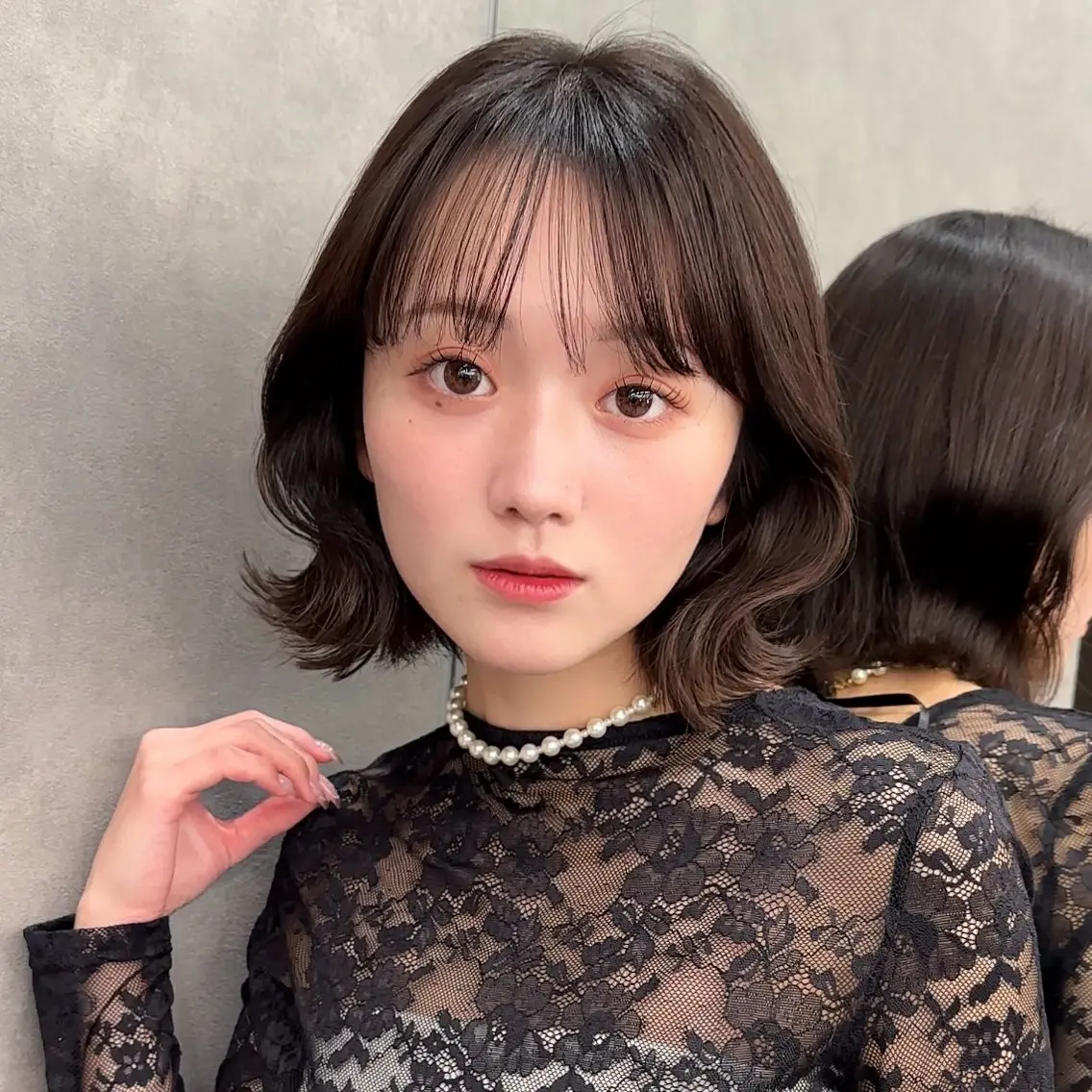 ショート 縮毛矯正/韓国ヘア /レイヤー🎀ミズキのヘアスタイル