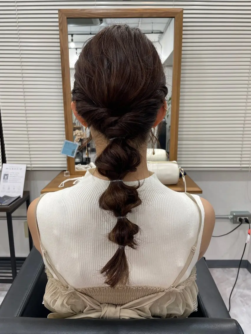 ミディアム ヘアセット OGAWA HIROKIのヘアスタイル