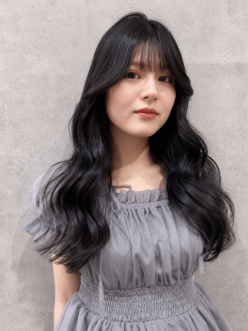 ロング カラー カット ヘアカラー Grow by NYNY 坂本 理輝のヘアスタイル