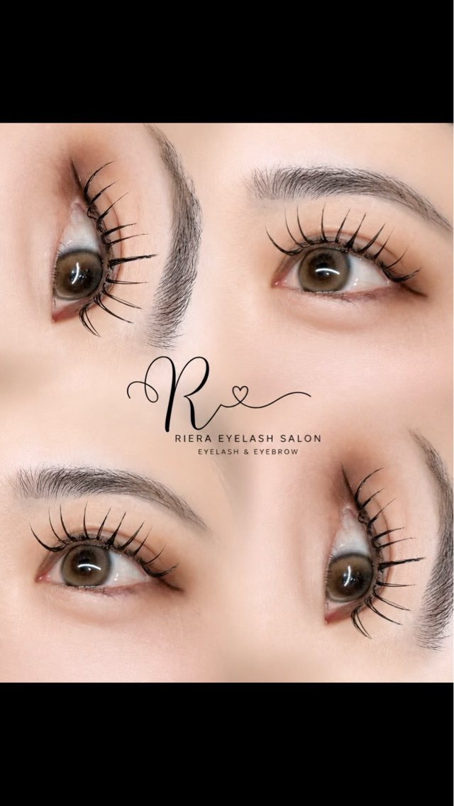 マツエク・マツパ フラットラッシュ マツエク eye/RIERA 🩵HIYORIのマツエク・マツパデザイン