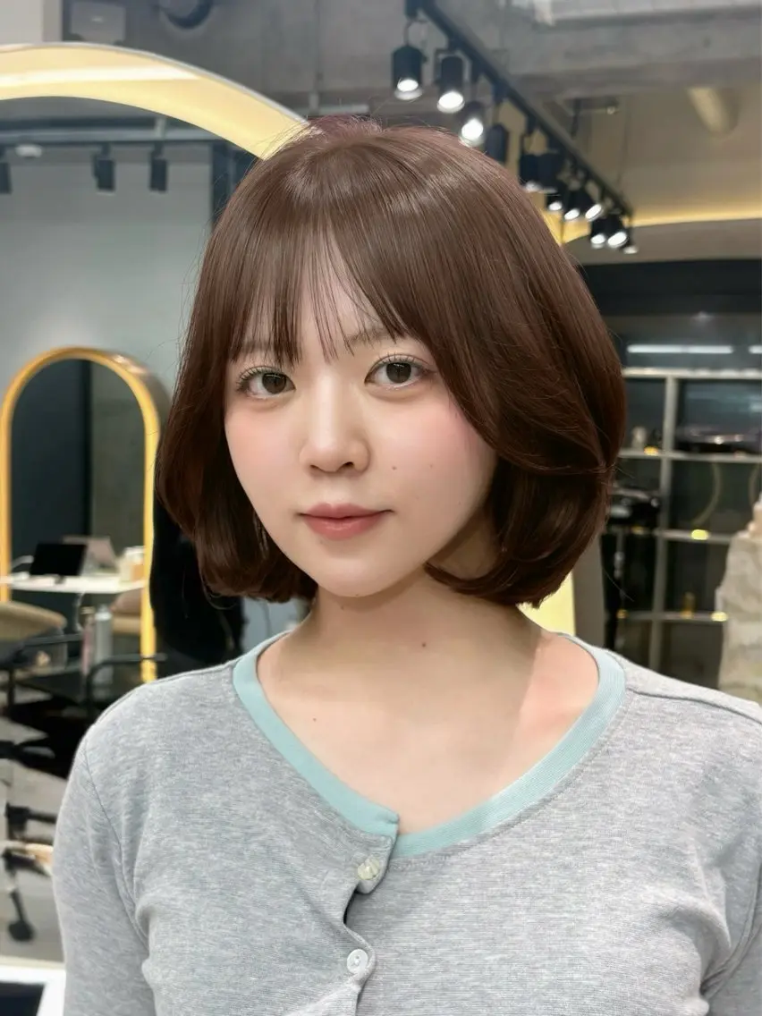 ショート カラー toco.⋆𝜗𝜚 / レイヤーボブ໒꒱のヘアスタイル