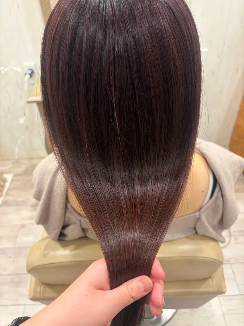 ロング トリートメント カット トリートメント あだち まおのヘアスタイル