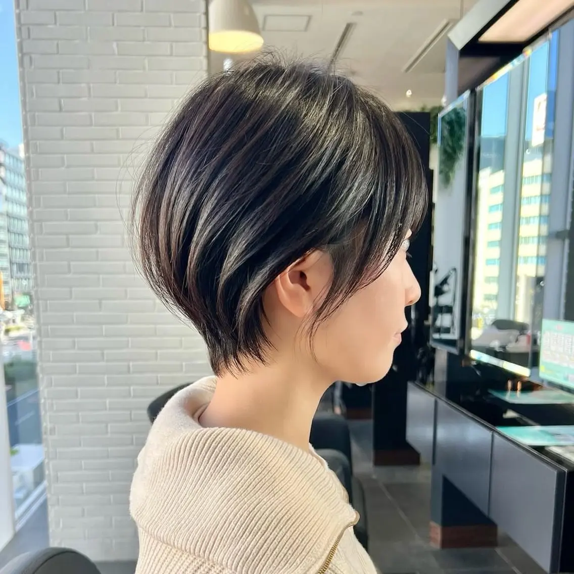 ショート トリートメント ヘアセット ショート上手い人/ 骨格診断/なかじのヘアスタイル