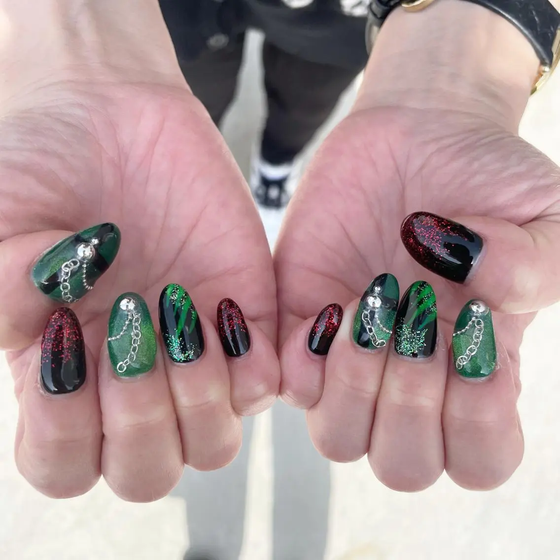 ネイル ハンドネイル Sea  nail by emaのネイルデザイン