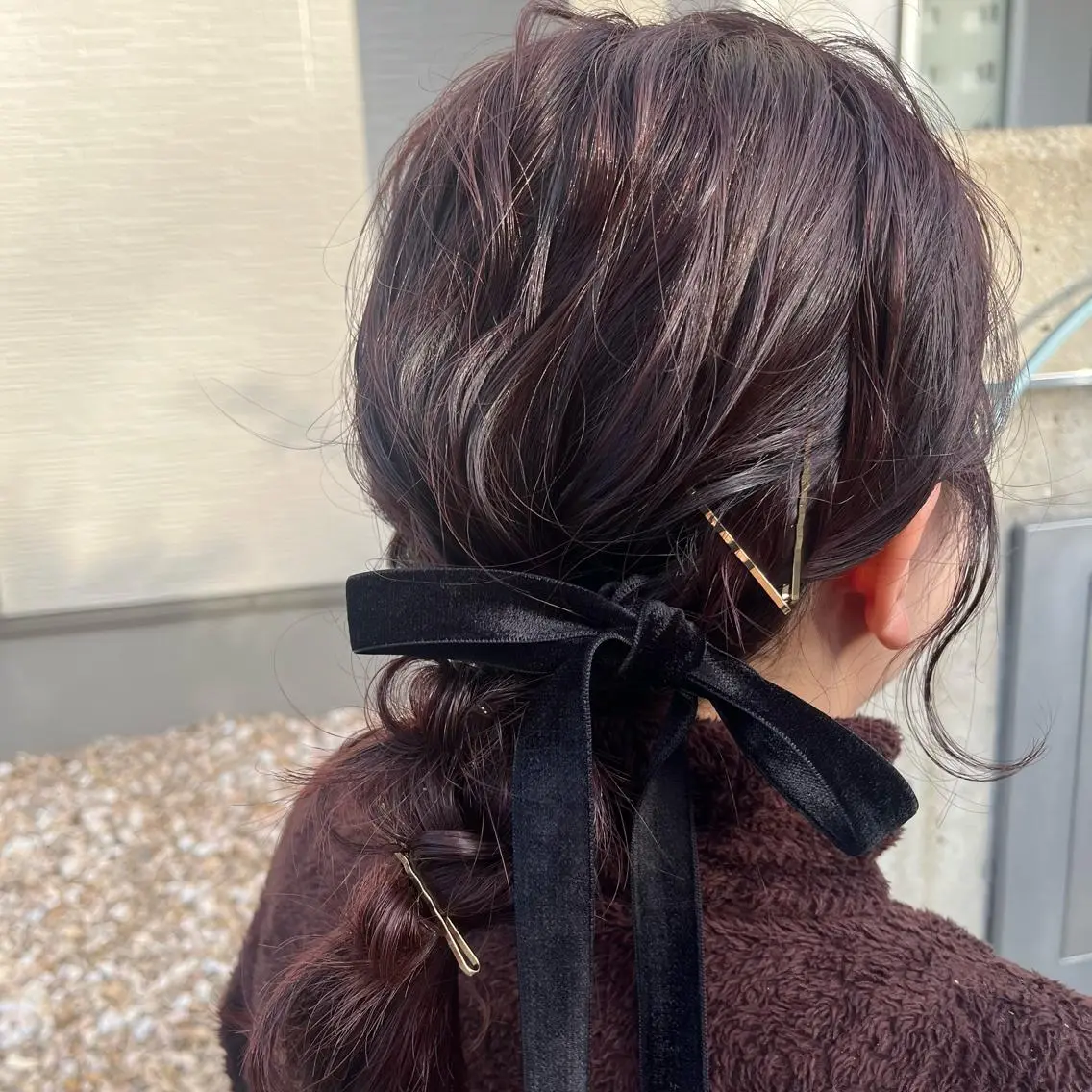 ミディアム ヘアアレンジ ヘアセット 似合わせ＋韓国カット ニシヤマ　マイのヘアスタイル