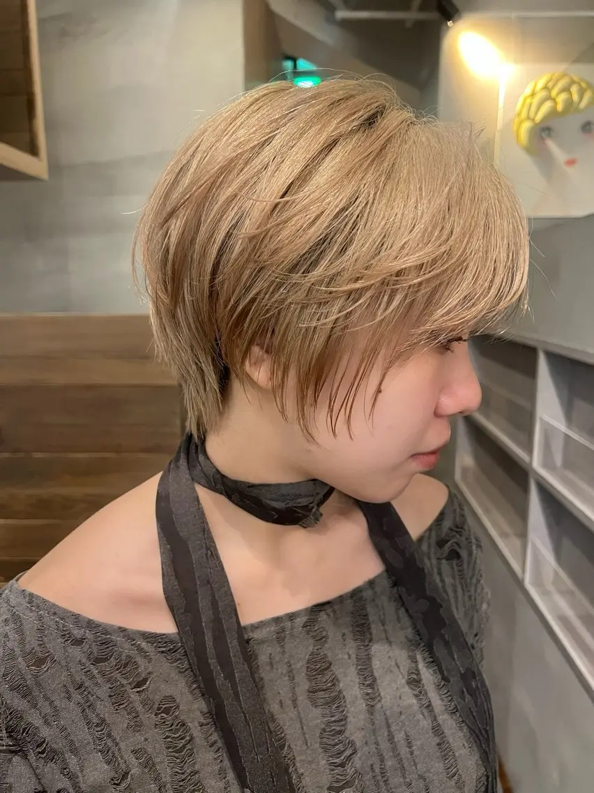 ショート 小川 実夢のヘアスタイル