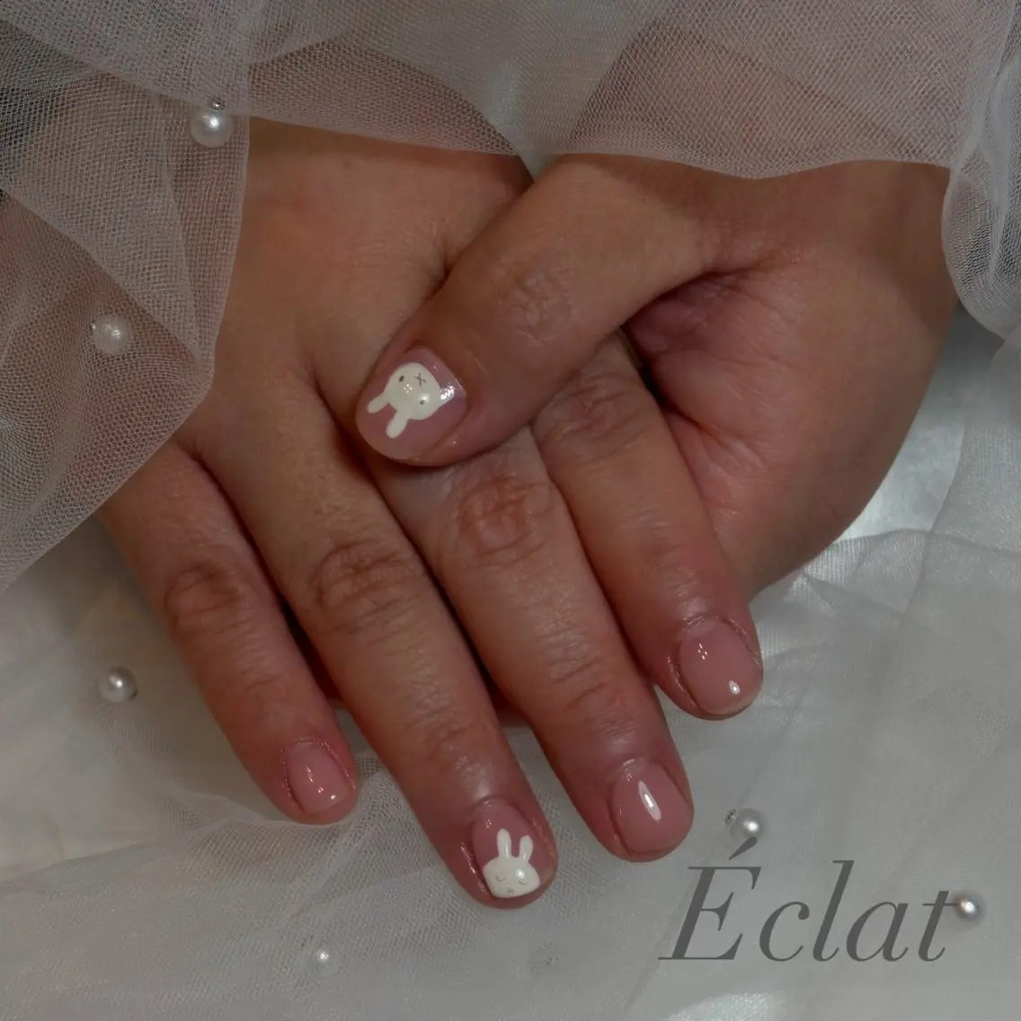 ネイル ぷっくりネイル ハンドネイル nail salon Éclatのネイルデザイン