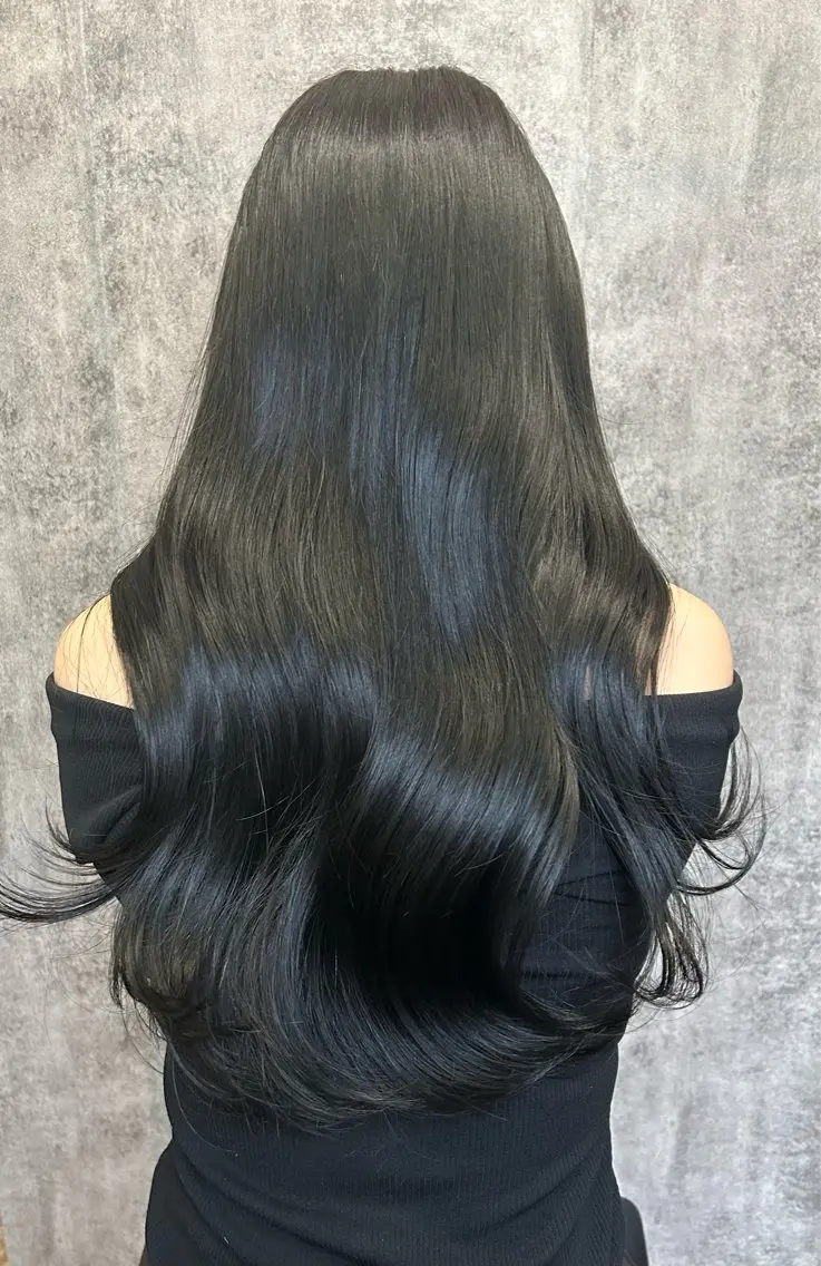 ロング カラー 地毛風艶カラー🌿 喜多夏海のヘアスタイル
