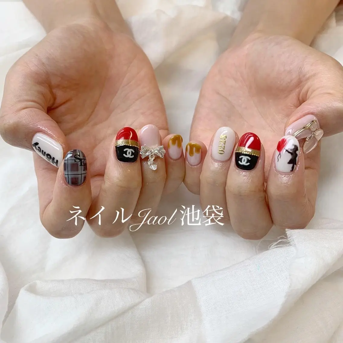 ショート ネイルJaol 池袋のネイルデザイン