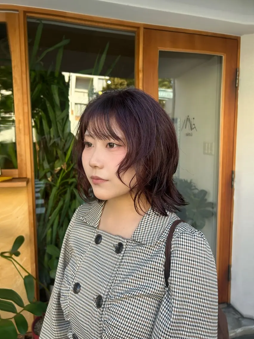 ミディアム カラー ヘアカラー hinano 似合わせ/柔らか🫧のヘアスタイル
