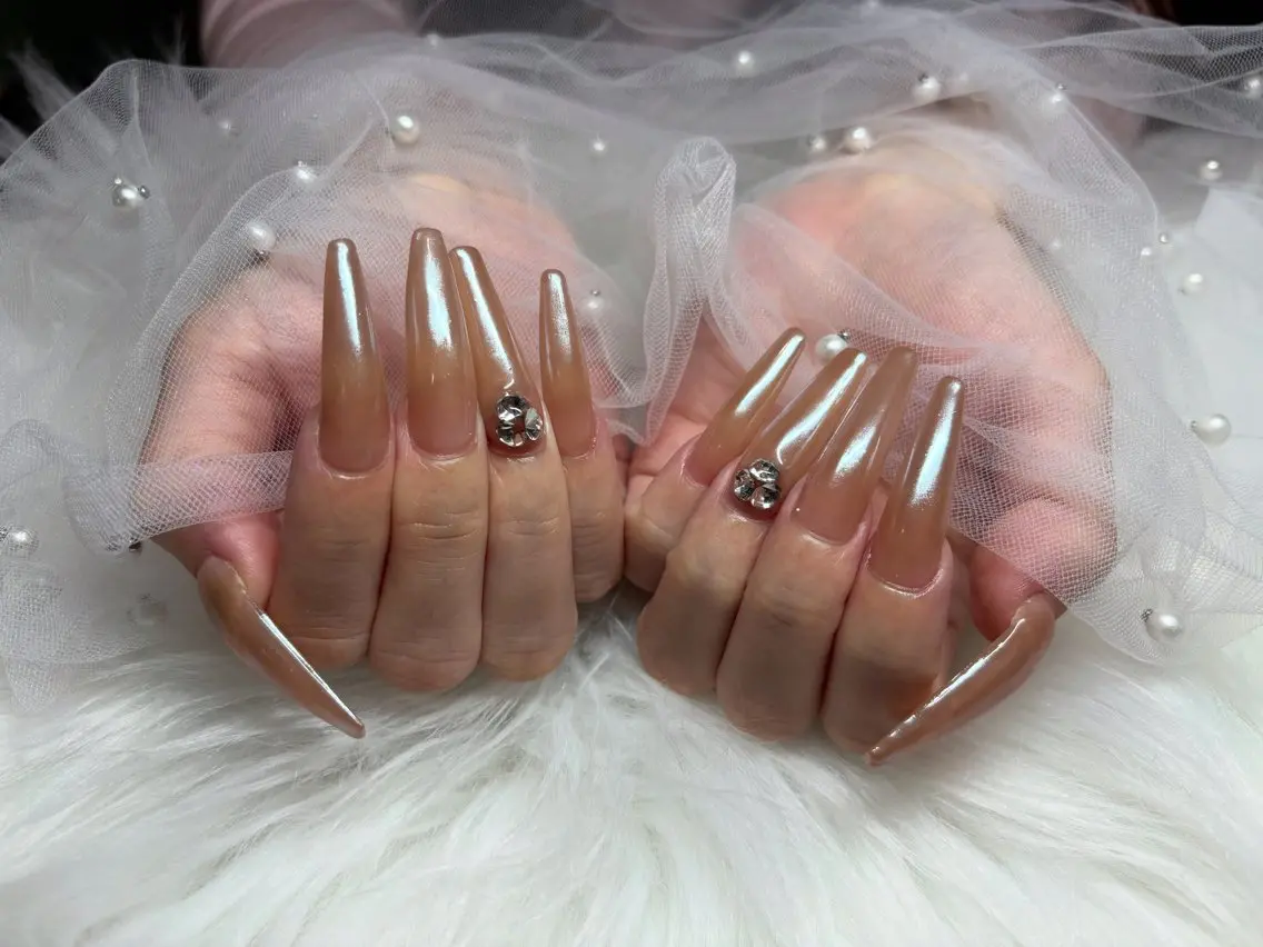 ネイル ロングネイル 門真市ネイルサロン♡ KUMI.HANAのネイルデザイン