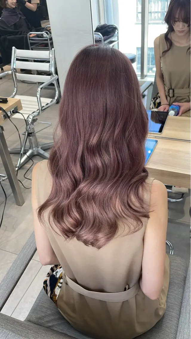 ロング カラー 髪質改善 ✨髪質改善✨美髪 矯正🫧小泉のヘアスタイル