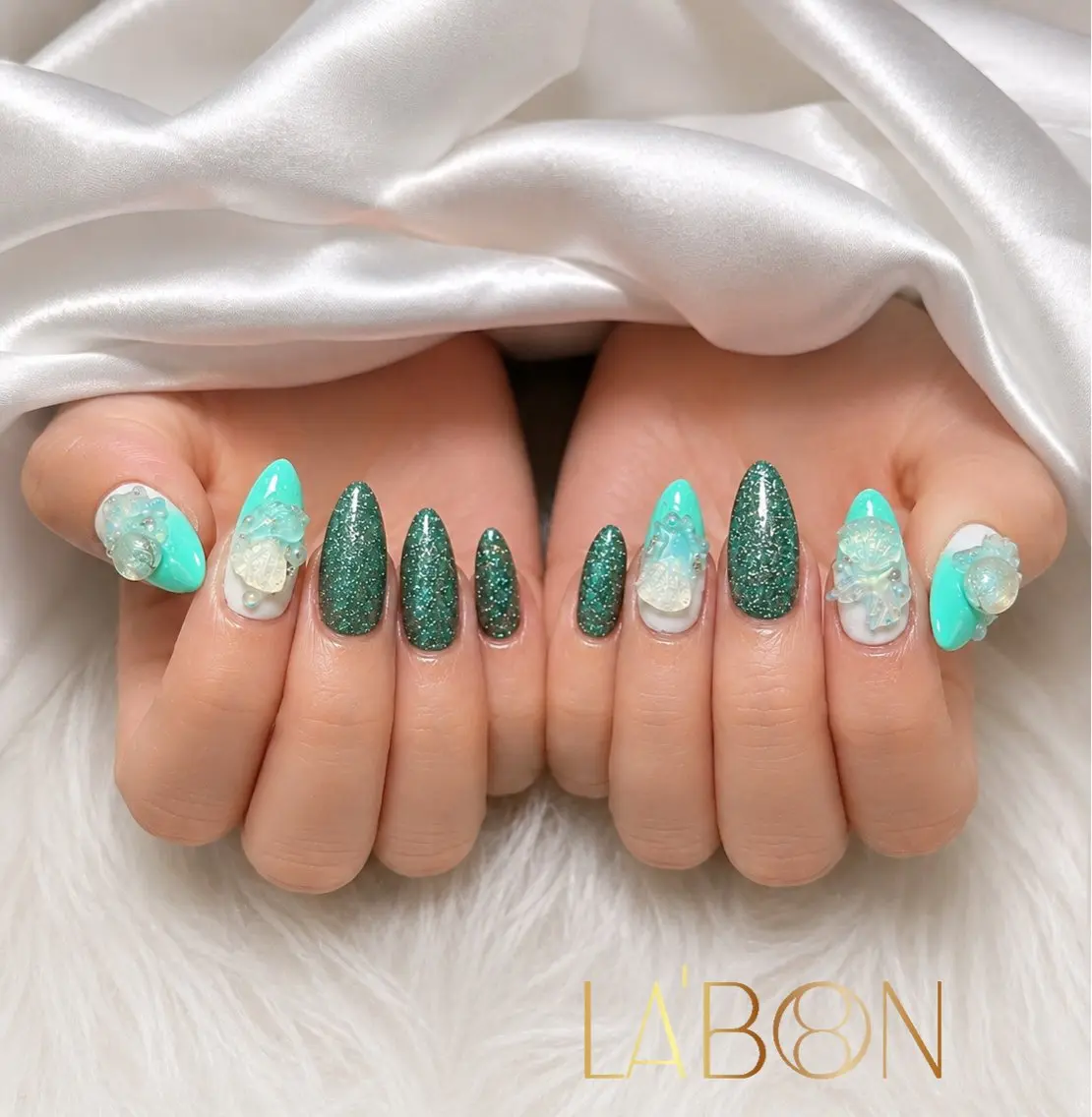 ネイル ロングネイル スカルプネイル Labon Nails Artのネイルデザイン