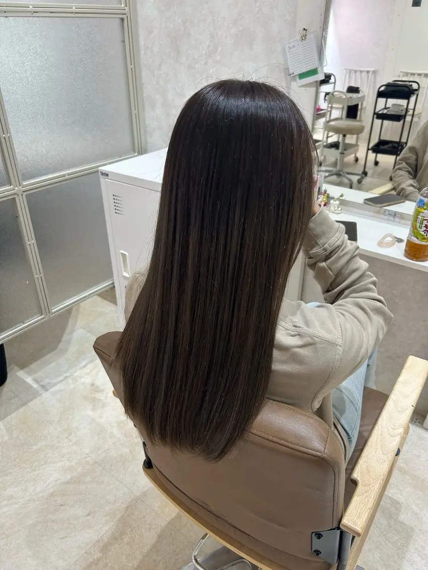 セミロング カラー カット ヘアカラー トリートメント ヘアセット 💙まこと💙艶 カラー(Rico)のヘアスタイル