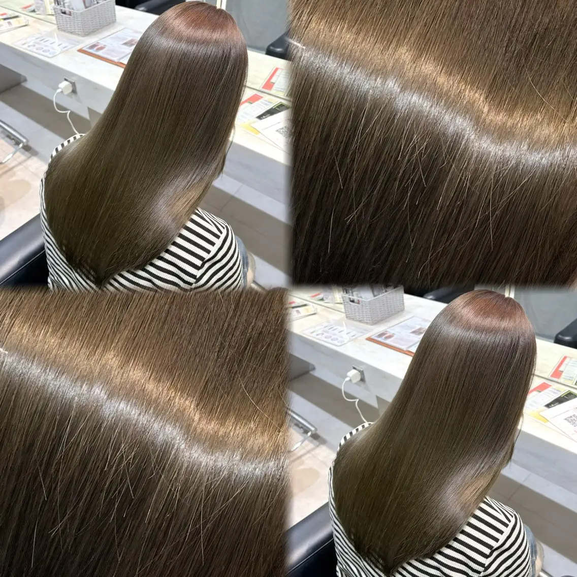 ロング カラー ブリーチ ヘアカラー トリートメント 縮毛矯正/Wカラー /アレンジ🌙あまにのヘアスタイル