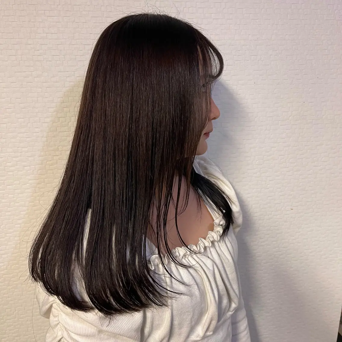 ロング カラー シノザキ キナのヘアスタイル
