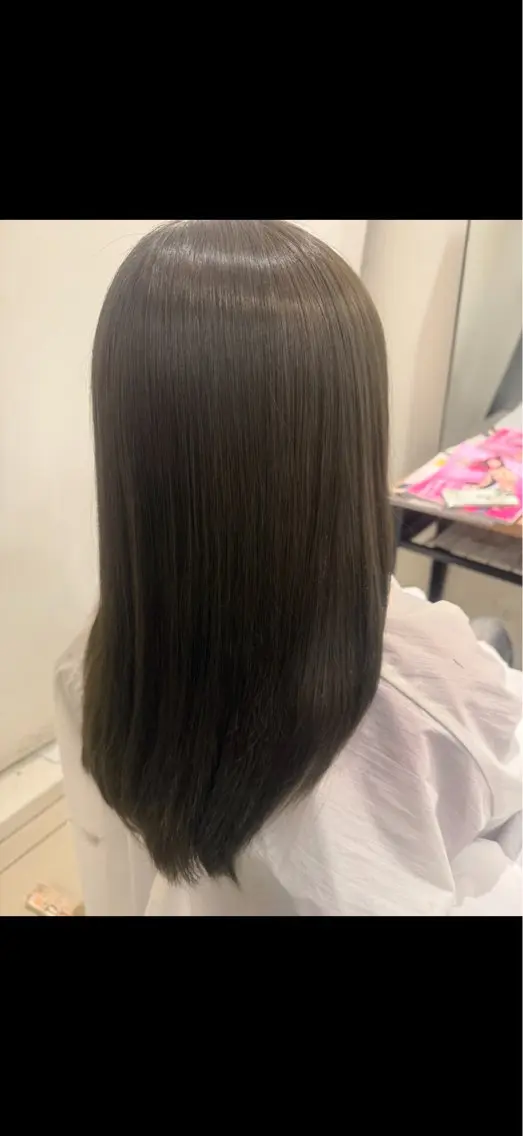 セミロング ヘアカラー asuka ★のヘアスタイル