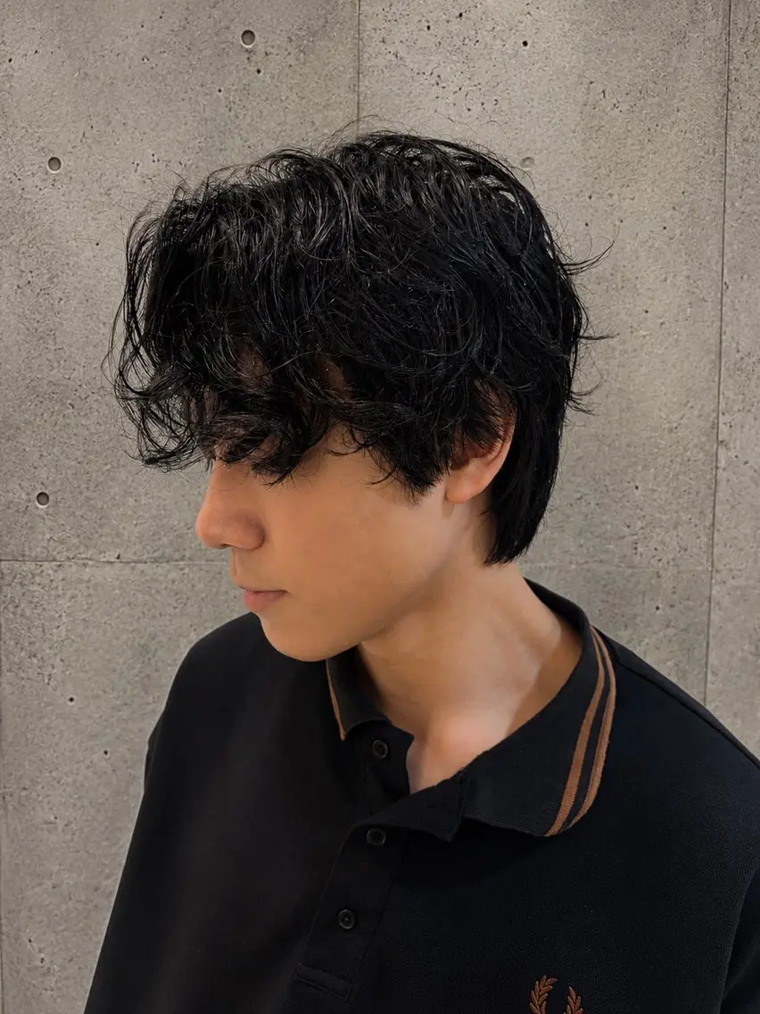 ショート メンズ くせ毛 カット 斎藤 彩香のヘアスタイル