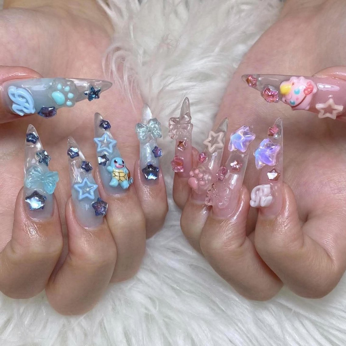 ネイル Anh ゴテゴテネイルのネイルデザイン